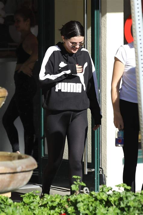 Selena Gomez in Puma Classics Logo T7 Hoodie 12/27/2018 • CelebMafia