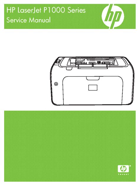 HP LASERJET P1006 SERIES SM Service Manual download, schematics, eeprom ...