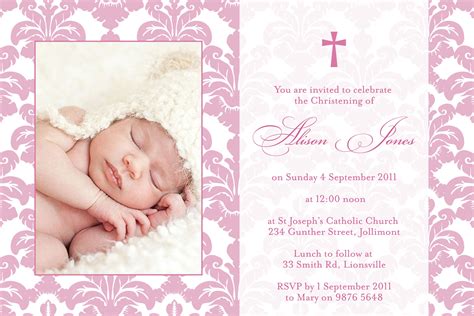 baptism-invitation-wording-samples | Baby dedication invitation, Dedication invitations, Baptism ...