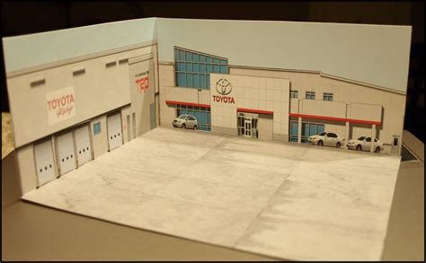 Toyota Dealership Dioramas for use with 1:87 or 1:64 Scale Die-cast cars. | Toyota dealership ...