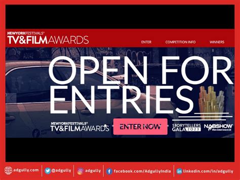 New York Festivals 2023 TV & Film Awards now open for entries