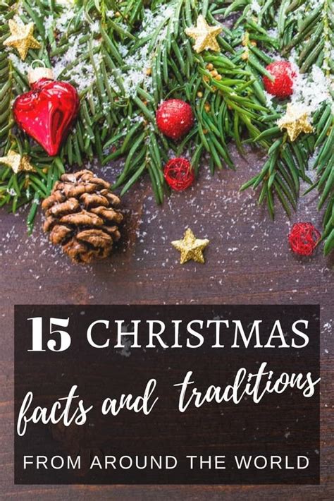 15 Christmas Facts & Traditions from Around the World | Christmas trivia, Frugal christmas ...