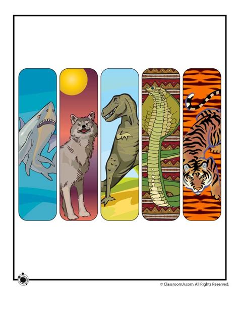 Printable Animal Bookmarks for Boys | Woo! Jr. Kids Activities ...