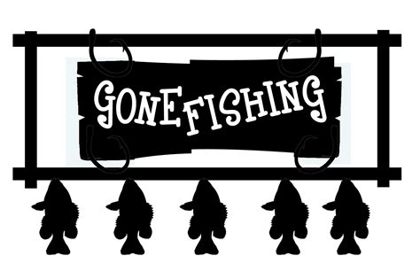 Printable Gone Fishing Sign