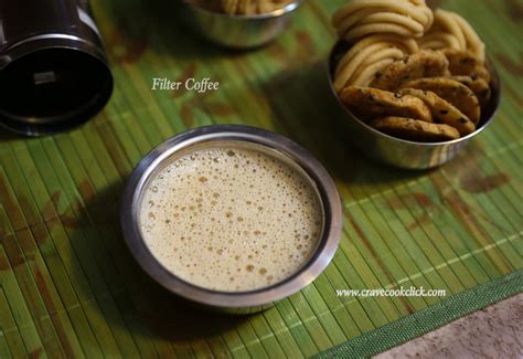 Indian Filter Coffee: Video Recipe – Crave Cook Click