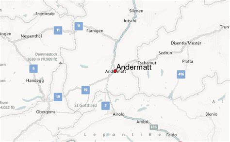 Andermatt Map