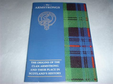 Armstrong Mini Clan Book - Edinburgh Castle Scottish Imports