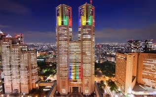 Japan, Tokyo, metropolis, skyscrapers, night, city lights wallpaper | travel and world ...