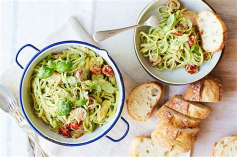 Creamy Pesto Chicken Linguini | IGA Recipes