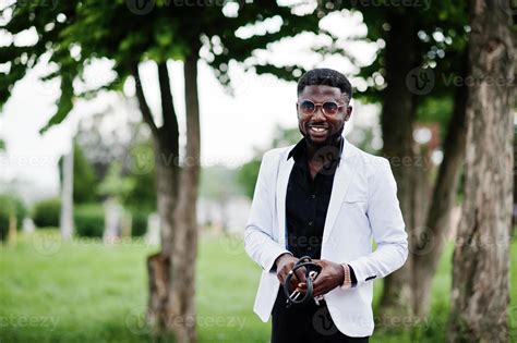 Young african american male doctor with a stethoscope posed outdoor ...