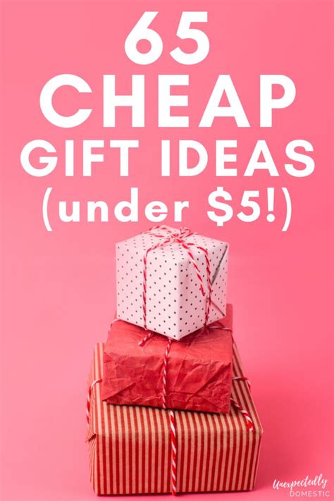 65 Fun & Unique Gifts Under $5 (small useful gifts that people actually ...