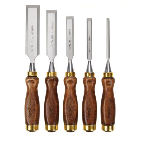 5 pc Bailey® Chisel Set with Leather Pouch - 16-401 | STANLEY Tools