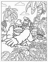 20 Donkey Kong Coloring Pages Free PDF Printables sketch template