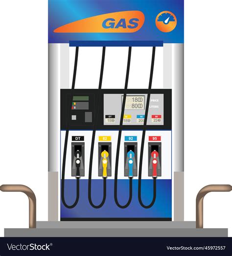 Gas station Royalty Free Vector Image - VectorStock