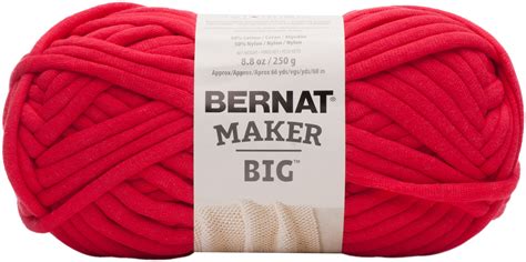 Bernat 16122525008 Maker Big Yarn Scarlet - Walmart.com