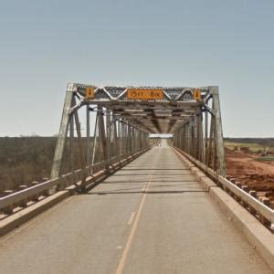 Brazos River Bridge in Benjamin, TX - Virtual Globetrotting