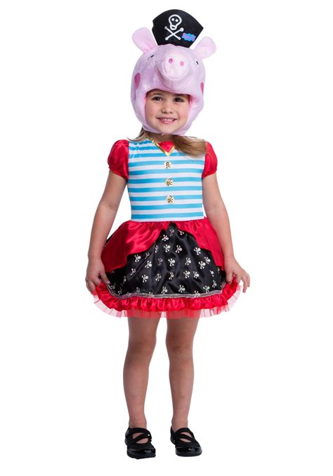 Peppa Pig Pirate Costume in 2021 | Peppa pig halloween costume, Kids ...