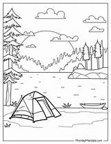 40 Camping & Hiking Coloring Pages Free PDF Printables sketch template