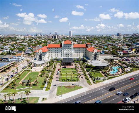 Historic Galveston Texas Hotel Stock Photo - Alamy