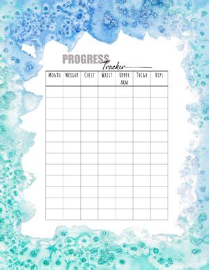 FREE Weight Loss Tracker Printable | Customize before you Print