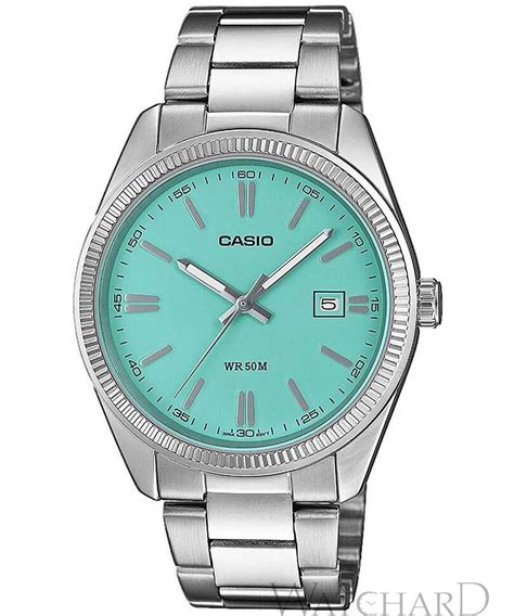 Casio MTP-1302PD-2A2VEF - "Tiffany"-Dial Watch • Watchard.com