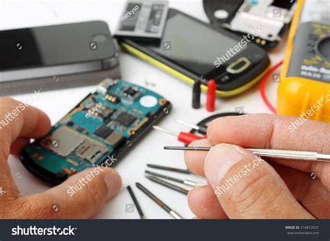 Mobile Phone Repair Stock Photo 214872937 : Shutterstock