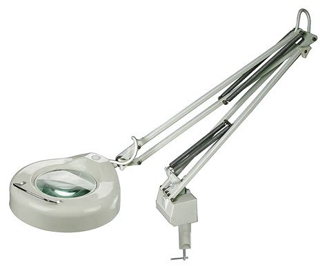 LUMAPRO Round Magnifier Light, 2.25, Fluor, White - 6MNU2|6MNU2 - Grainger