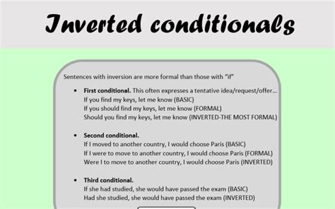 Exploring Inverted Conditionals: Examples and Uses