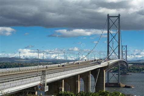 Forth road bridge sunset stock image. Image of queensferry - 29248929