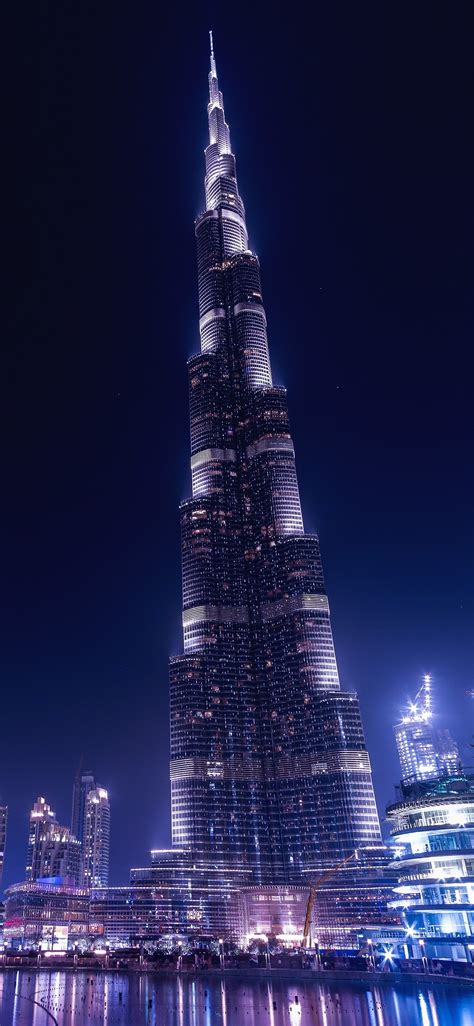 1125x2436 Burj Khalifa Dubai Night Iphone XS,Iphone 10,Iphone X HD 4k Wallpapers, Images ...