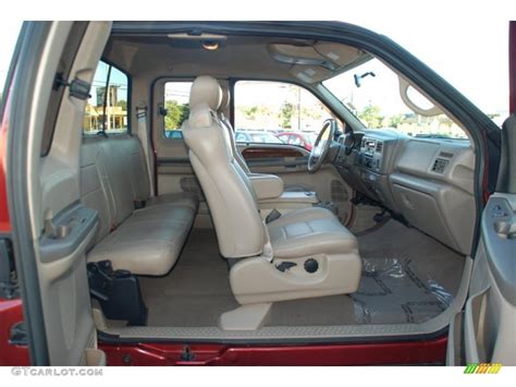 Medium Parchment Interior 2002 Ford F250 Super Duty Lariat SuperCab 4x4 Photo #38238787 ...