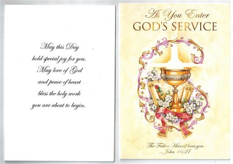 Deacon Ordination Cards - Printable Cards