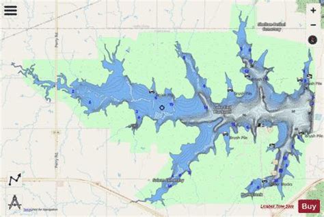 Lake Carl Blackwell Fishing Map | Nautical Charts App