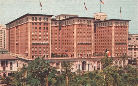 Vintage Postcard Biltmore Hotel Rooms Restaurants Bowl Los Angeles ...