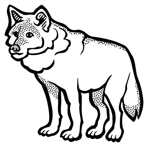 Outline clipart wolf, Outline wolf Transparent FREE for download on WebStockReview 2024