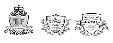 The Royal Family - Logo Samples by Emily Thomas at Coroflot.com