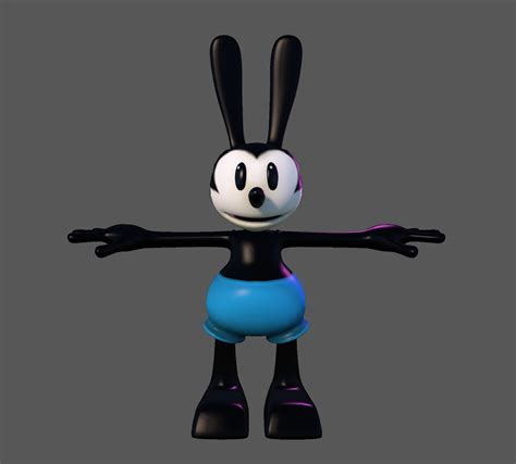 Epic Mickey Oswald game model by Hamilton74 on DeviantArt