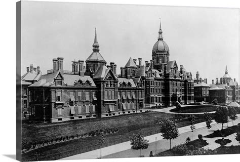 John Hopkins Hospital's main building at the time of its opening Wall Art, Canvas Prints, Framed ...