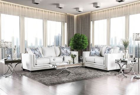 Off White Living Room Sofa | White living room set, White furniture living room, Living room ...