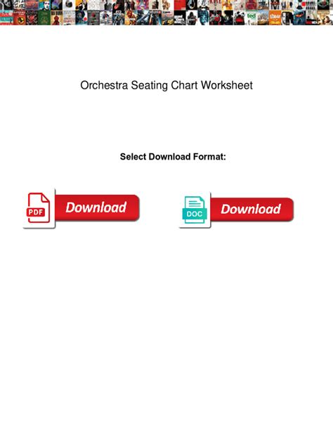 Fillable Online Orchestra Seating Chart Worksheet. Orchestra Seating ...