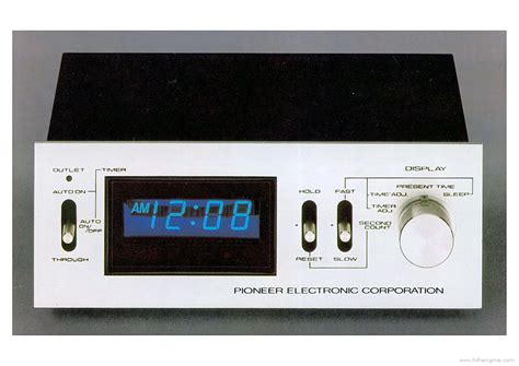 Pioneer DT-400 Digital Audio Timer Manual | HiFi Engine