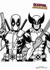 Marvel Deadpool Printable Coloring Page Home sketch template