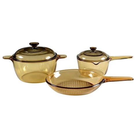 Visions Amber 5 Piece Cookware Set by Corning | Replacements, Ltd.