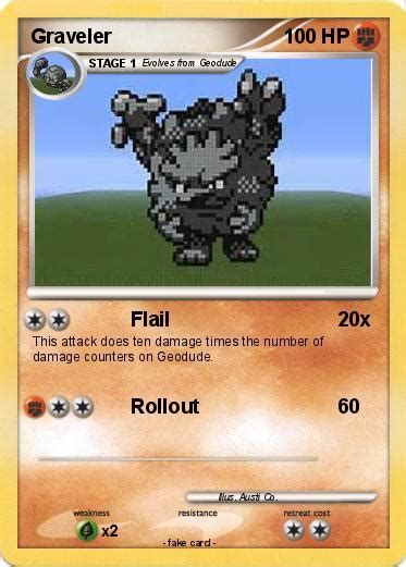 Pokémon Graveler 61 61 - Flail - My Pokemon Card