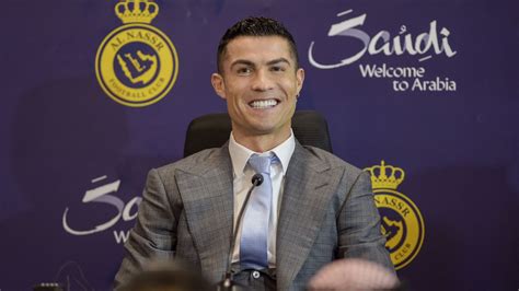 Cristiano Ronaldo officially introduced at Saudi Pro League's Al-Nassr