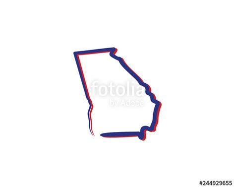 Georgia Outline Vector at Vectorified.com | Collection of Georgia ...