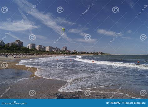 Black Sea To Constanta, Romania Stock Image - Image of black, blue: 118358927