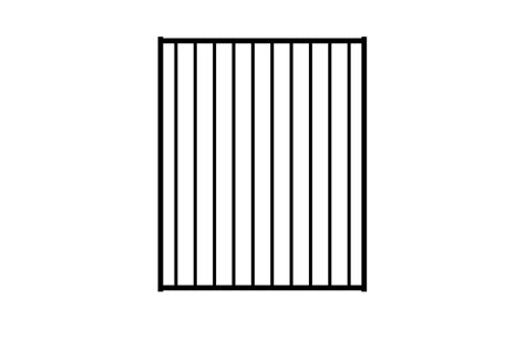 Aluminium Pool Fencing Gate - Black