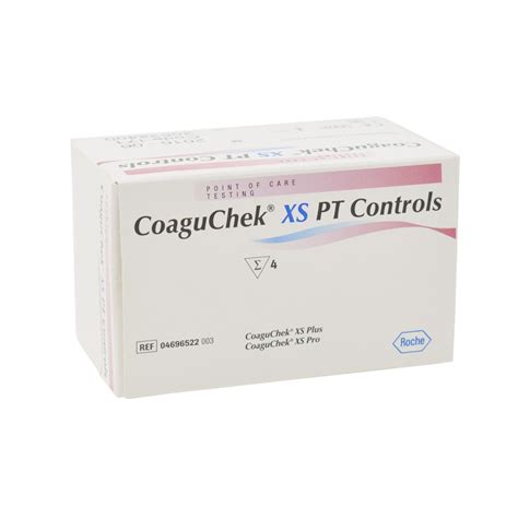 CoaguChek XS plus PT controls