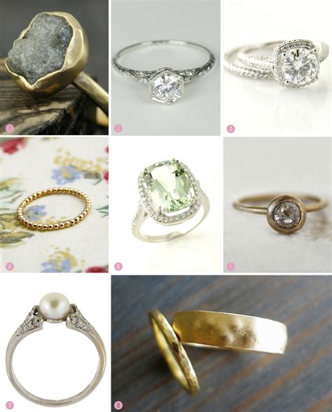 Gorgeous And Unique Etsy Engagement Rings